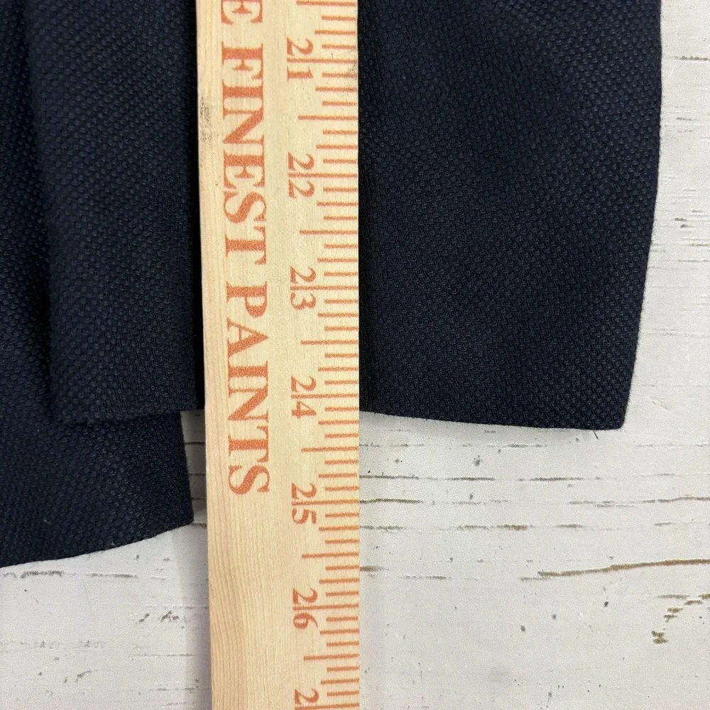 Banana Republic Blazer Sport Coat Mens 38S Blue Cotton Tailored Fit Surgeon Cuff